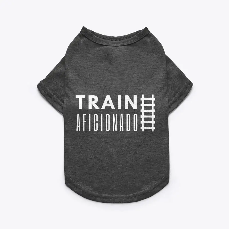 Train Aficionado Pet Tee Shirt