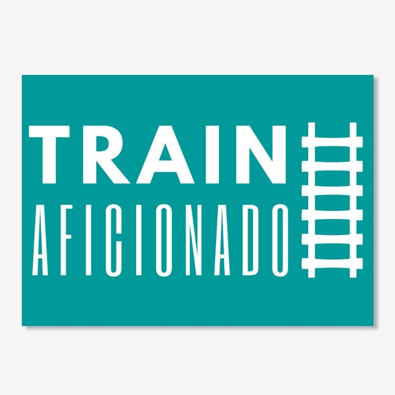 Train Aficionado Tracks Sticker